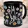 Personalized Mom Holding Hands Black Mug with Kids Names, Custom Floral Mother's Day Gift, 3D Effect Floral Coffee Cup for Mommy - 5
