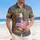 America 250th Birthday Eagle Flag: 1776-2026 Semiquincentennial Gold Scroll Banners Short-sleeve Hawaiian Shirt - 4