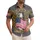 America 250th Birthday Eagle Flag: 1776-2026 Semiquincentennial Gold Scroll Banners Short-sleeve Hawaiian Shirt - 1
