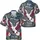 America 250th Eagle: Patriotic Hawaiian Hibiscus 1776-2026 Navy Crimson Gold Stars Short-sleeve Hawaiian Shirt - 3