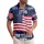 America 250th: We the People 1776 Distressed Flag, Hawaiian Laurel, Hibiscus Design Short-sleeve Hawaiian Shirt - 1