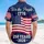 America 250th: We the People 1776 Distressed Flag, Hawaiian Laurel, Hibiscus Design Short-sleeve Hawaiian Shirt - 5