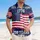 America 250th: We the People 1776 Distressed Flag, Hawaiian Laurel, Hibiscus Design Short-sleeve Hawaiian Shirt - 4