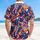 America 250th Anniversary Patriotic Eagle Flag Hawaiian Seamless Red White Blue Pattern Short-sleeve Hawaiian Shirt - 5