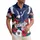 USA 250th Anniversary Bald Eagle Hibiscus Palm Leaf Patriotic Commemorative Short-sleeve Hawaiian Shirt - 1