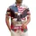 America 250th Eagle Flag Liberty Bell Hawaiian Hibiscus Laurel Short-sleeve Hawaiian Shirt - 1