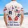 USA 250th Birthday Patriotic Goose Party Hat Flag Tropical Honkin' Design Short-sleeve Hawaiian Shirt - 5