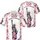 America 250th Freedom: Tropical Liberty Icon, Patriotic Stripes, Golden Torch Design Short-sleeve Hawaiian Shirt - 3