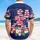 America 250th Anniversary USA 250 Flag Stars Checkered Bow Tropical Flowers Navy Short-sleeve Hawaiian Shirt - 5