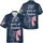 America 250th Patriotic Hawaiian Bow - Stars Stripes Floral '250 years of freedom' Short-sleeve Hawaiian Shirt - 3