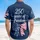 America 250th Patriotic Hawaiian Bow - Stars Stripes Floral '250 years of freedom' Short-sleeve Hawaiian Shirt - 5