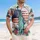 USA 250th Anniversary Liberty Resist Flag Hibiscus Scrollwork 1776 2026 Americana Short-sleeve Hawaiian Shirt - 4
