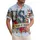 USA 250th Anniversary: Patriotic Stars & Stripes Letters, Roses, Cornflowers, Freedom Banner Short-sleeve Hawaiian Shirt - 1