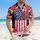 America 250th Anniversary Flag 1776-2026 Quarter-Millennial Patriotic Hibiscus Design Short-sleeve Hawaiian Shirt - 4