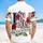 America 250th Birthday USA Ornate Letters Stars Stripes Roses Freedom Banner 1776 Short-sleeve Hawaiian Shirt - 5