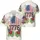 America 250th Anniversary 1776 Flag Panels Hawaiian Tropical Laurel Patriotic Commemoration Short-sleeve Hawaiian Shirt - 3