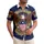USA 250th Anniversary Bald Eagle Shield 1776-2026 Navy Red White Gold Short-sleeve Hawaiian Shirt - 1