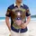 USA 250th Anniversary Bald Eagle Shield 1776-2026 Navy Red White Gold Short-sleeve Hawaiian Shirt - 4