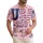 America 250th USA Stars Stripes Tropical Liberty Eagle Statue Design Short-sleeve Hawaiian Shirt - 1