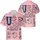 America 250th USA Stars Stripes Tropical Liberty Eagle Statue Design Short-sleeve Hawaiian Shirt - 3
