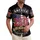 America 250th Anniversary United States Flag Map 1776-2026 Gold Scrollwork Short-sleeve Hawaiian Shirt - 1