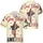 America 250th Birthday God Bless AMERICA Rustic Wood Cross Distressed Flag Design Short-sleeve Hawaiian Shirt - 3