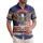 America 250th Anniversary: Distressed Bald Eagle, 1776 Flag, We the People Graphic Short-sleeve Hawaiian Shirt - 1