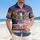 America 250th Anniversary: Distressed Bald Eagle, 1776 Flag, We the People Graphic Short-sleeve Hawaiian Shirt - 4