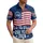 America 250th Semiquincentennial Distressed Flag 1776 'We The People' Patriotic Design Short-sleeve Hawaiian Shirt - 1