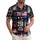 USA 250th Birthday Patriotic Hawaiian Flag Liberty Capitol Bell We the People Mosaic Red White Blue Short-sleeve Hawaiian Shirt - 1