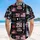 USA 250th Birthday Patriotic Hawaiian Flag Liberty Capitol Bell We the People Mosaic Red White Blue Short-sleeve Hawaiian Shirt - 5