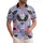 America 250th Anniversary Patriotic Hawaiian Eagle Flag Fireworks Black Crimson White Navy Short-sleeve Hawaiian Shirt - 1
