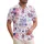 America 250th Est. 1776 Patriotic Flag Heart Freedom Stars & Stripes Pattern Short-sleeve Hawaiian Shirt - 1