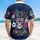 America 250th Anniversary: Grim Skull, Tactical Helmet, Flag Goggles, Tropical 1776-2026 Short-sleeve Hawaiian Shirt - 5