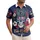 America 250th Anniversary: Grim Skull, Tactical Helmet, Flag Goggles, Tropical 1776-2026 Short-sleeve Hawaiian Shirt - 1