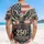 USA 250th Anniversary Eagle Liberty Bell Statue American Flag 1776-2026 Short-sleeve Hawaiian Shirt - 5
