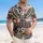 USA 250th Anniversary Eagle Liberty Bell Statue American Flag 1776-2026 Short-sleeve Hawaiian Shirt - 4