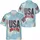 USA 250th Anniversary Tropical Star-Spangled USA 1776 Crimson Flag Design Short-sleeve Hawaiian Shirt - 3