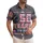 America's 250th Semiquincentennial: Hawaiian '250 Years' 1776-2026 Distressed Stars Stripes Art Short-sleeve Hawaiian Shirt - 1