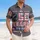 America's 250th Semiquincentennial: Hawaiian '250 Years' 1776-2026 Distressed Stars Stripes Art Short-sleeve Hawaiian Shirt - 4