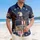 USA 250th Anniversary Eagle Shield Outstretched Wings Flag Motif 1776 Stars Banner Short-sleeve Hawaiian Shirt - 4