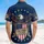 USA 250th Anniversary Eagle Shield Outstretched Wings Flag Motif 1776 Stars Banner Short-sleeve Hawaiian Shirt - 5