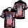 America 250th Birthday Commemoration: Distressed US Flag, 1776-2026, Tropical Hibiscus Short-sleeve Hawaiian Shirt - 3