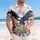 America's 250th: 1776 Patriotic Eagle Fireworks Hibiscus USA 250 Short-sleeve Hawaiian Shirt - 4