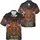 Firefighter Patriot: USA 250th Birthday Eagle Maltese Cross Flag Laurel Wreath Design Short-sleeve Hawaiian Shirt - 3