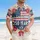 America 250th Anniversary 1776 We the People Distressed Aloha Floral Emblem Short-sleeve Hawaiian Shirt - 4