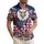 USA 250th Anniversary Bald Eagle Flag Bandana 1776-2026 Tropical Patriotic Design Short-sleeve Hawaiian Shirt - 1