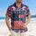 America 250th Anniversary 'We the People' Patriotic Hawaiian Eagle Flag Commemorative Display Short-sleeve Hawaiian Shirt - 4