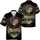 USA 250th Birthday Eagle | Vintage Distressed Flag 1776-2026 | Patriotic Tropical Americana Short-sleeve Hawaiian Shirt - 3