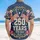 America 250th Anniversary Patriotic Waving Flags 1776-2026 Laurel Scroll Deep Navy Short-sleeve Hawaiian Shirt - 5